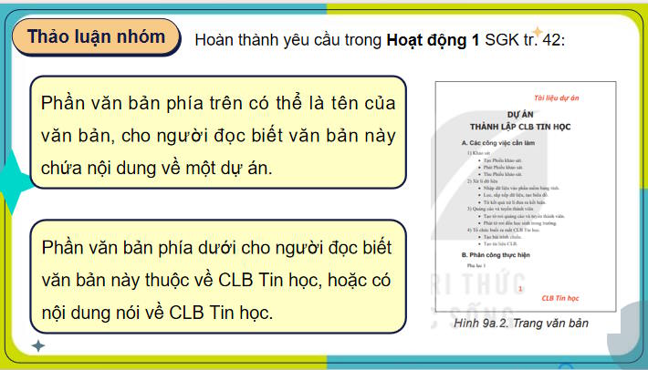Tạo đầu trang chân trang cho văn bản