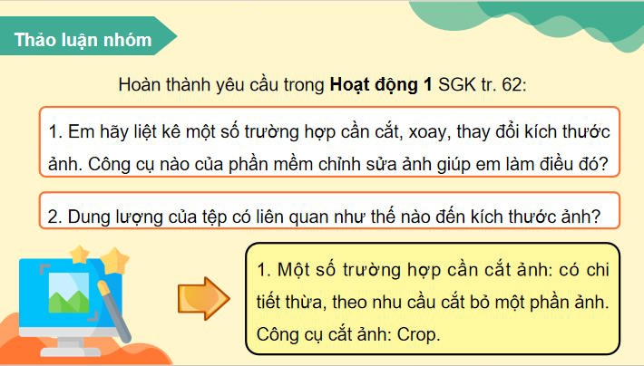 Thay đổi khung hình kích thước ảnh