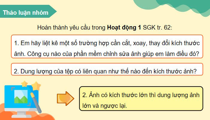 Thay đổi khung hình kích thước ảnh