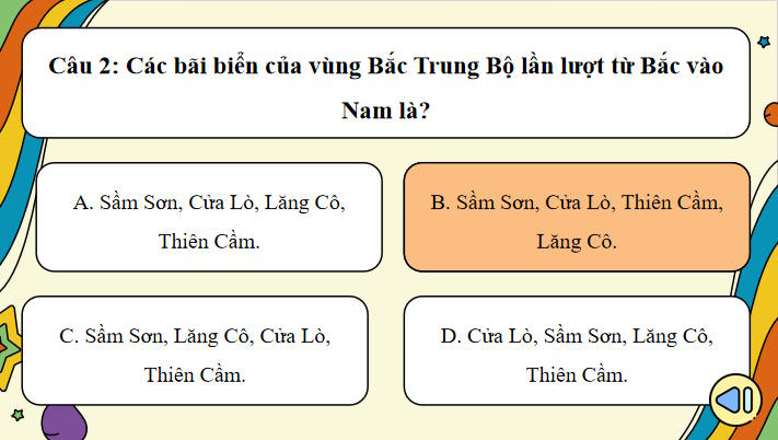 Trò chơi khởi động Địa lí 9 Bài 14