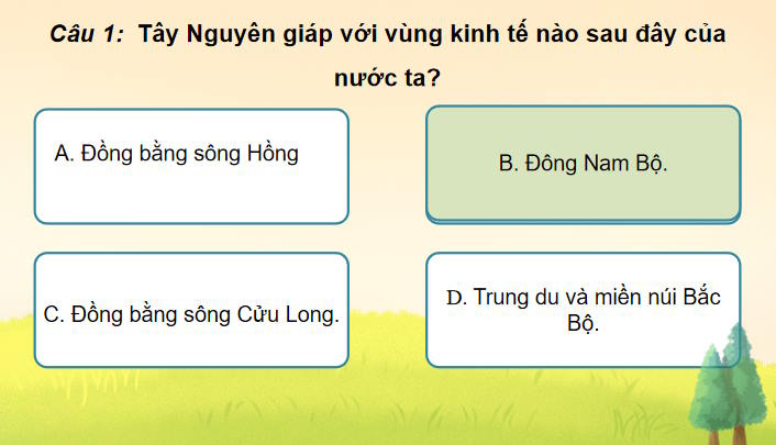 Trò chơi khởi động Địa lí 9 Bài 17