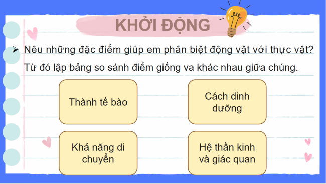 PowerPoint Khoa học tự nhiên 6 Bài 22: Đa dạng động vật không xương sống