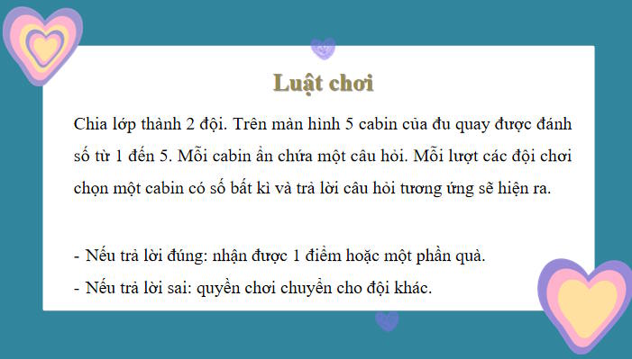 Trò chơi khởi động Mĩ thuật 7 Bài 11