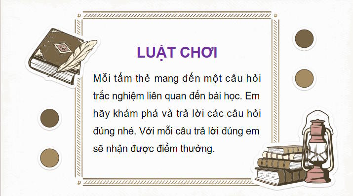 Trò chơi khởi động Mĩ thuật 7 Bài 6