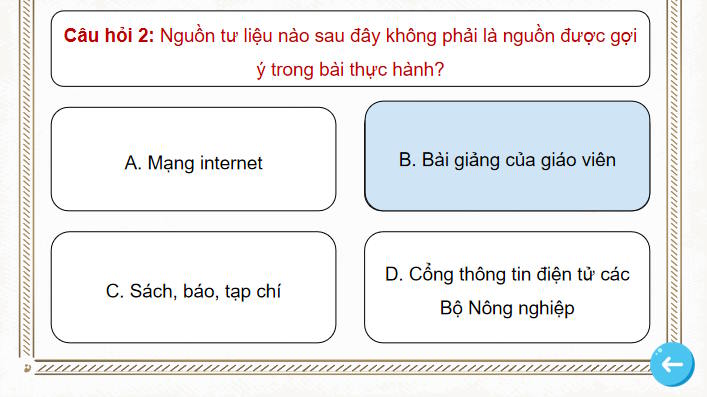 Trò chơi khởi động Mĩ thuật 7 Bài 6