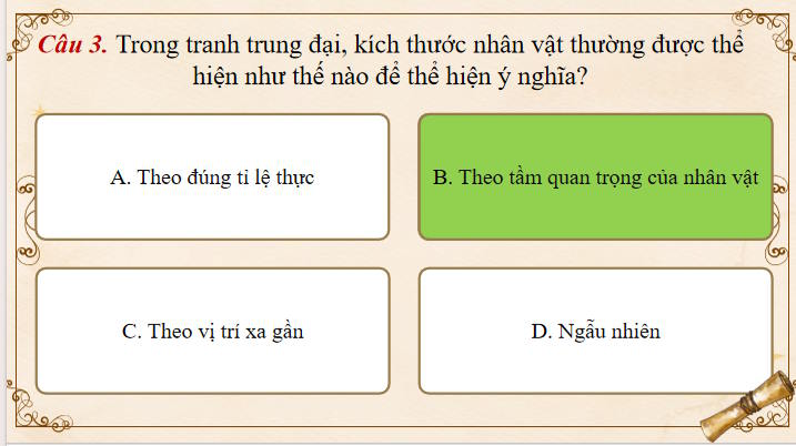 Trò chơi khởi động Mĩ thuật 7 Bài 7