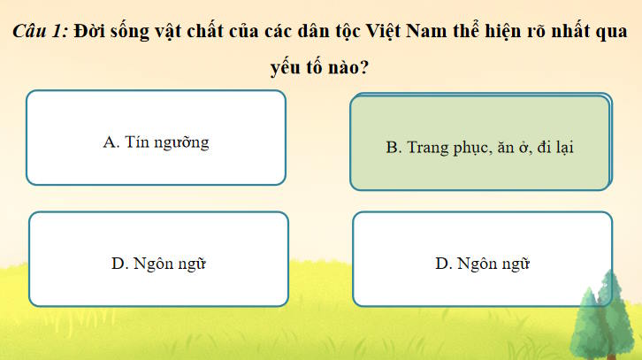 Trò chơi khởi động Lịch sử 10 Bài 13