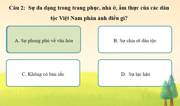 Trò chơi khởi động Lịch sử 10 Bài 13