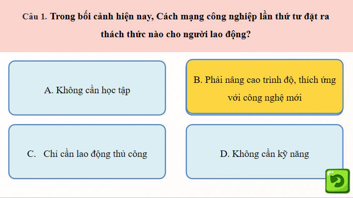 Trò chơi khởi động Lịch sử 10 Bài 8