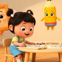 Video AI khởi động Mĩ thuật 3 Chủ đề 8: Chân dung người thân trong gia đình