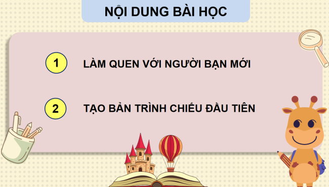 PowerPoint Tin học 3 Bài 1: Em làm quen với phần mềm trình chiếu