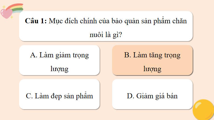 Công nghệ Chăn nuôi 11 Bài 20