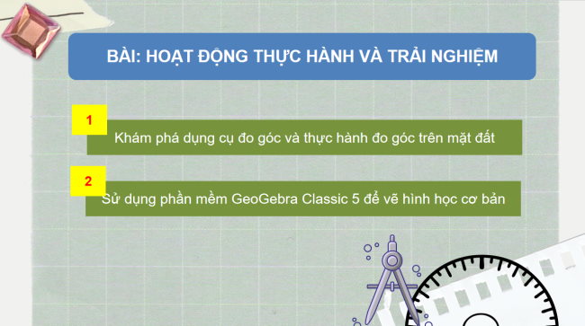 PowerPoint Toán 6 Bài 8: Hoạt động thực hành và trải nghiệm
