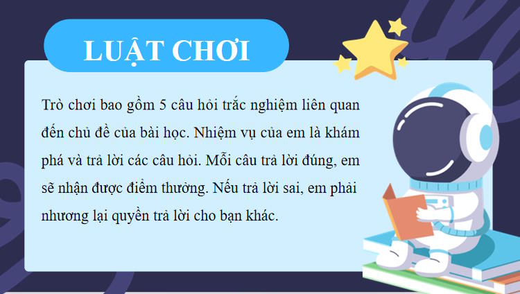Trò chơi khởi động Tin học 10 Bài 19