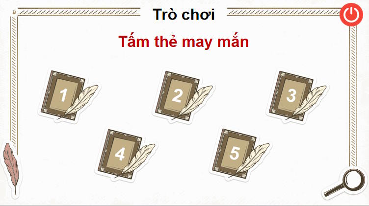 Trò chơi khởi động Tin học 10 Bài 21