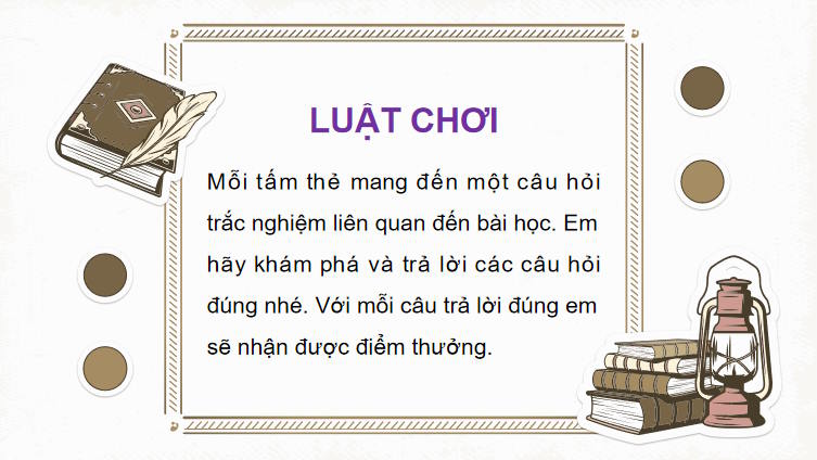 Trò chơi khởi động Tin học 10 Bài 21