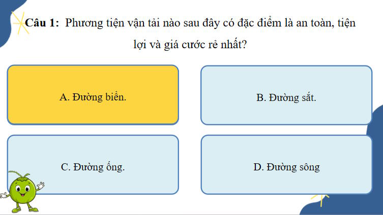 Game khởi động Địa lí 10 Bài 34