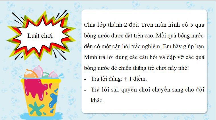 Game khởi động Địa lí 10 Bài 37