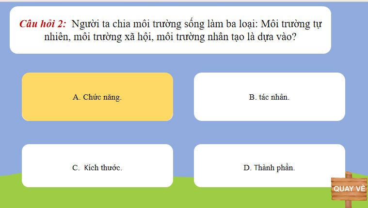 Game khởi động Địa lí 10 Bài 39