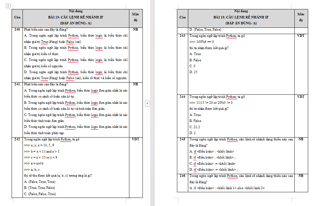 Trò chơi khởi động Tin học 10 Bài 19