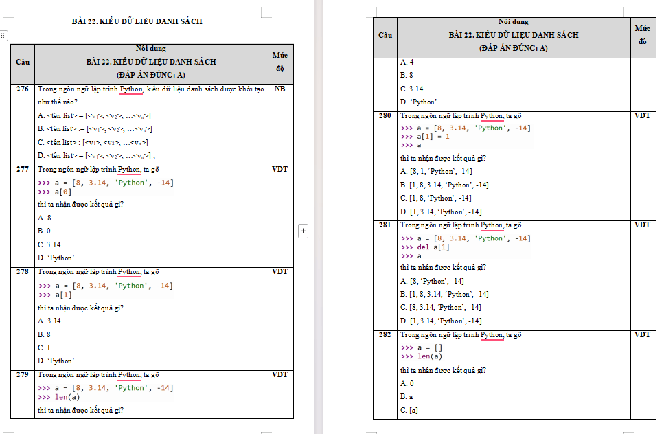 Trò chơi khởi động Tin học 10 Bài 22