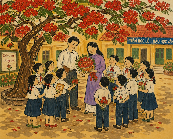 Lời chúc của giáo viên dành cho học sinh
