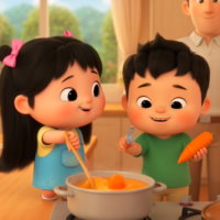 Video AI khởi động Mĩ thuật 1 Chủ đề 8: Người thân của em