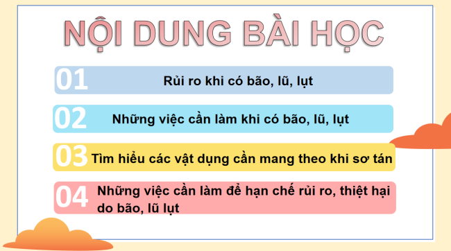 PowerPoint Tự nhiên và xã hội 2 Bài 28: Phòng tránh rủi ro thiên tai