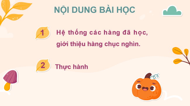 PowerPoint Toán 3: Chục nghìn