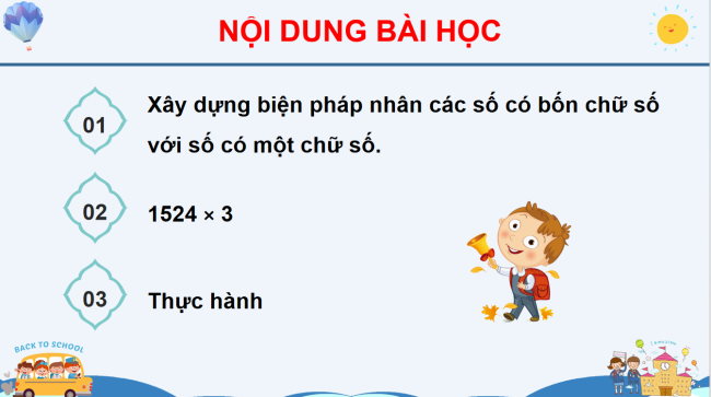 PowerPoint Toán 3: Nhân số có bốn chữ số với số có một chữ số