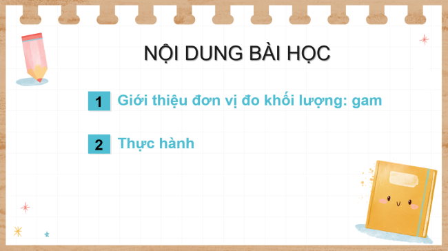 PowerPoint Toán 3: Gam