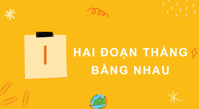 PowerPoint Toán 6 Bài 3: Đoạn thẳng