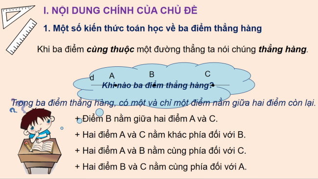 PowerPoint Toán 6 Chủ đề 3: Sắp xếp thành các vị trí thẳng hàng
