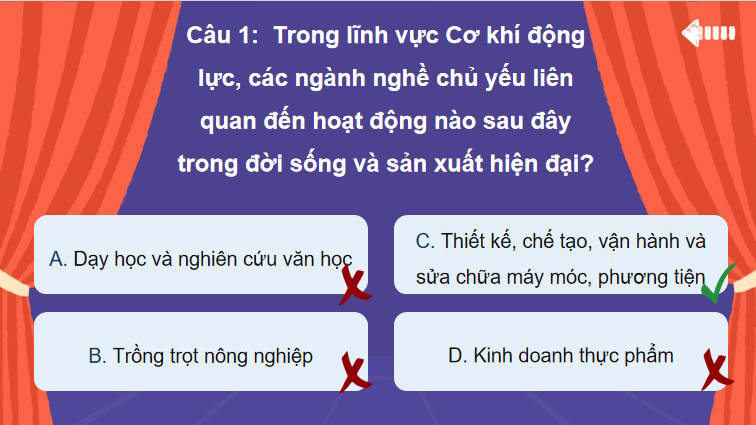 Trò chơi khởi động Công nghệ 11 Bài 16