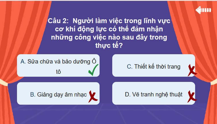 Trò chơi khởi động Công nghệ 11 Bài 16