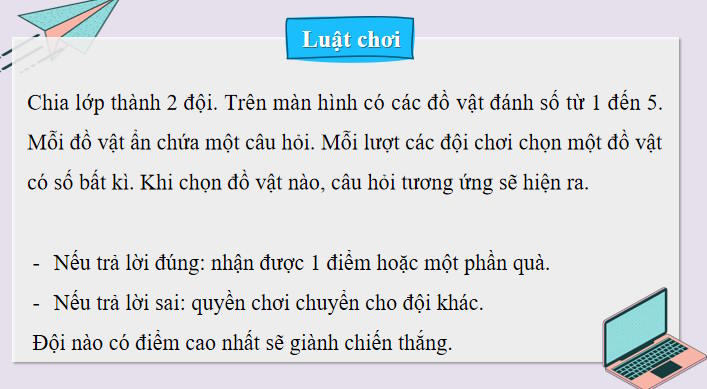 Trò chơi khởi động Công nghệ 11 Bài 21