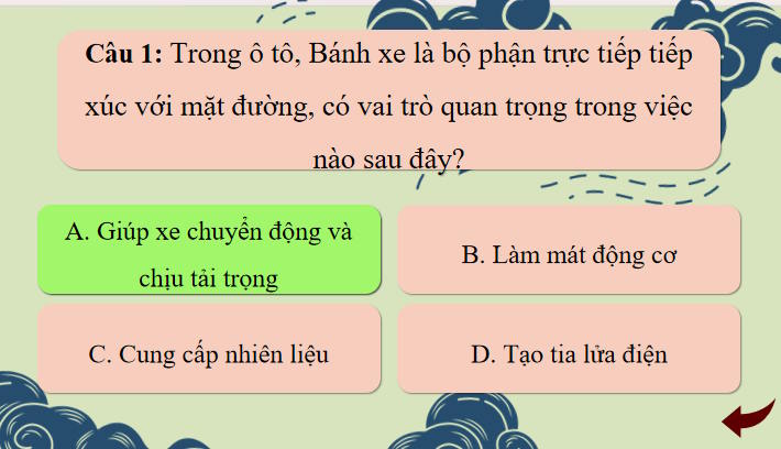 Trò chơi khởi động Công nghệ 11 Bài 23