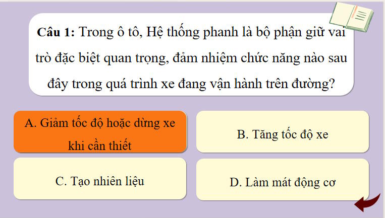 Trò chơi khởi động Công nghệ 11 Bài 25