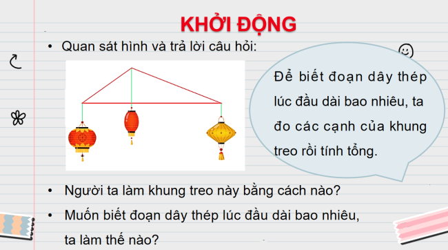 PowerPoint Toán 3: Chu vi hình tam giác, chu vi hình tứ giác