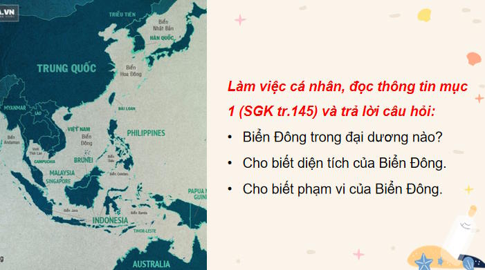 Phạm vi biển đông Vùng biển đảo và đặc điểm tự nhiên vùng biển đảo Việt Nam