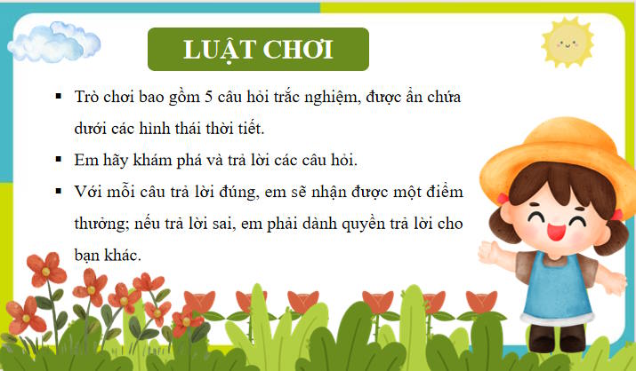 Trò chơi khởi động Sinh học 11 Bài 22