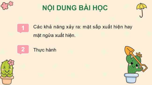 PowerPoint Toán 3: Các khả năng xảy ra của một sự kiện