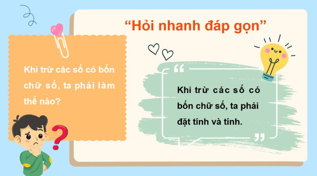 PowerPoint Toán 3: Phép trừ các số trong phạm vi 100000