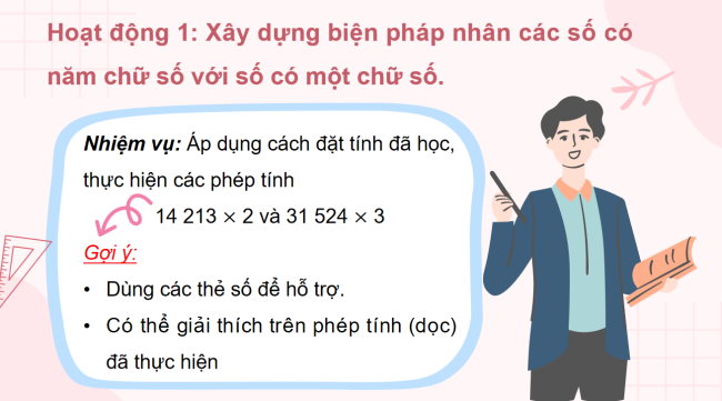 PowerPoint Toán 3: Nhân số có năm chữ số với số có một chữ số