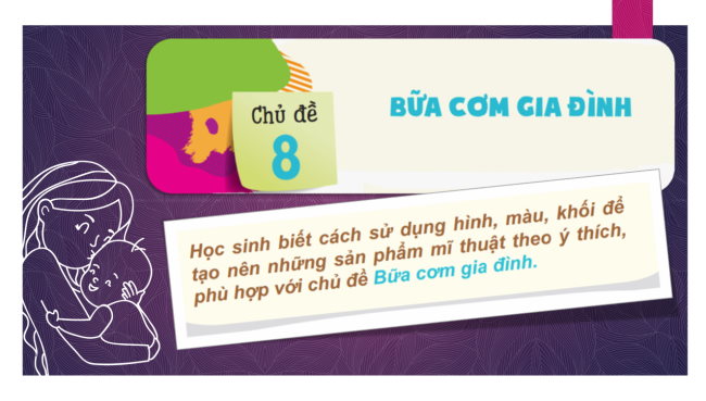 PowerPoint Mĩ thuật 2 Chủ đề 8: Bữa cơm gia đình