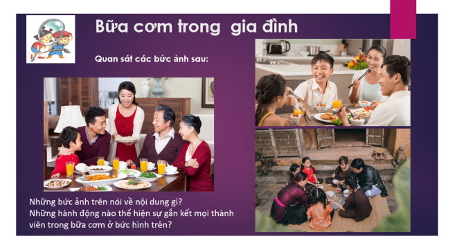 PowerPoint Mĩ thuật 2 Chủ đề 8: Bữa cơm gia đình