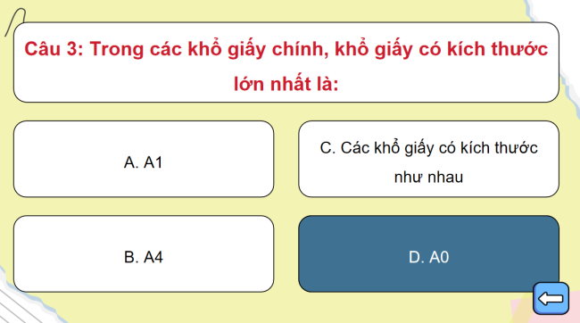 Game khởi động Công nghệ 3 Bài 1: Tự nhiên và công nghệ