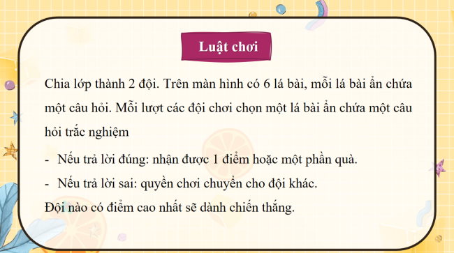 Game khởi động Công nghệ 3 Bài 4: Sử dụng máy thu thanh