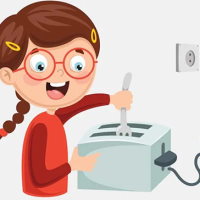 Trò chơi khởi động Công nghệ 3 Bài 6: An toàn với môi trường công nghệ trong gia đình