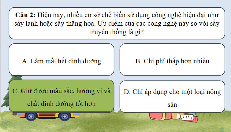 Trò chơi khởi động Công nghệ Trồng trọt 10 Bài 21